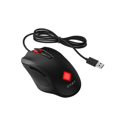 20C1 - OMEN by HP Vector Mouse Shadow Black/Red Rear Left
