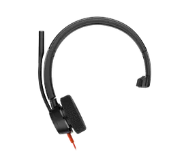 Poly Blackwire 3310 Monaural Microsoft Teams Certified USB-C Headset +USB-C/A Adapter