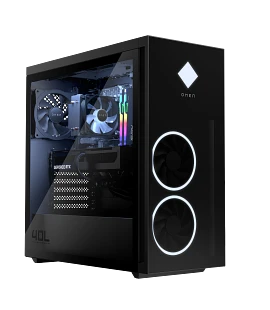 OMEN 40L Desktop GT21-2015t PC, Windows 11 Home, Intel® Core™ i5, 16GB RAM, 1TB SSD, NVIDIA® GeForce RTX™ 4060, Black
