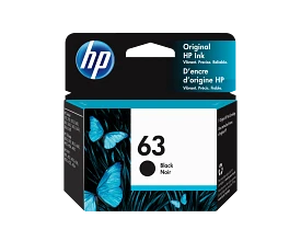 HP 63 Black Original Ink Cartridge, F6U62AN#140