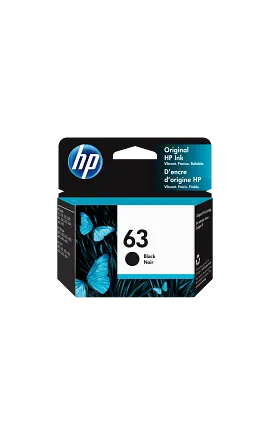 HP 63 Black Original Ink Cartridge, F6U62AN#140
