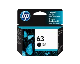 HP 63 Black Original Ink Cartridge, F6U62AN#140