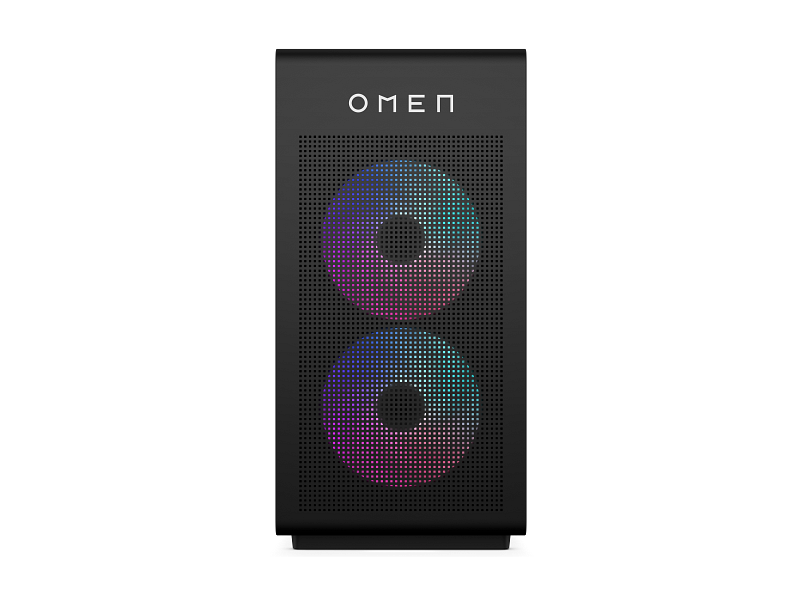 24C2_Omen_Snowball_35L_Base_Arctic_4HeatPipe_RTX7600_4X8_KingstonFuryE_aRGB_ShadowBlack_CoreSet_Front מחשב נייח OMEN 35L Gaming&nbsp;GT16-0028nj מבית HP