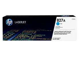 HP 827A Cyan Original LaserJet Toner Cartridge, CF301A