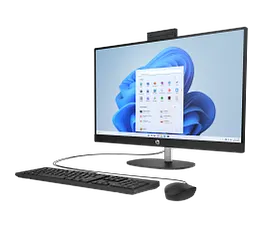 HP All-in-One 27-cr0015m PC, Windows 11 Home, 27", AMD Ryzen™ 3, 8GB RAM, 256GB SSD, FHD, Jet black