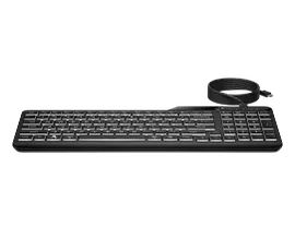 HP 400 Backlit Wired Keyboard