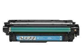 HP 653A Cyan Original LaserJet Toner Cartridge, CF321A