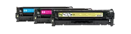 HP 304A Yellow Original LaserJet Toner Cartridge, CC532A
