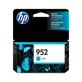HP 952 Cyan Original Ink Cartridge, L0S49AN#140