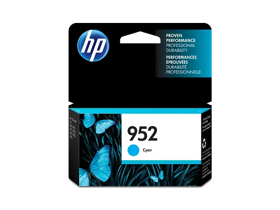 Ink Supplies, HP 952 Cyan Original Ink Cartridge, L0S49AN#140