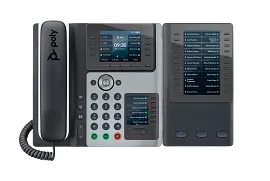 Poly Edge E400 IP Phone and PoE-enabled