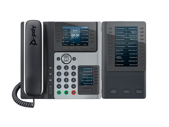 Series 1 of 4 Voice, Poly Edge E400 IP Phone and PoE-enabled