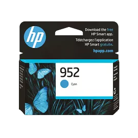 HP 952 Cyan Original Ink Cartridge, L0S49AN#140