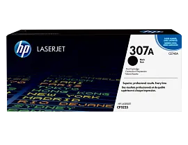 HP 307A Black Original LaserJet Toner Cartridge, CE740A