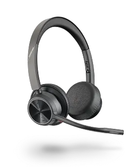Poly Voyager 4320 UC Stereo USB-A Headset +BT700 USB-A Adapter +Charging Stand