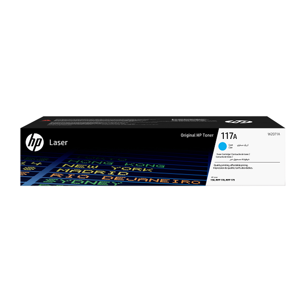 HP Laser 117A Cyan Toner Cartridge W2071A W2071-00003a EMEA