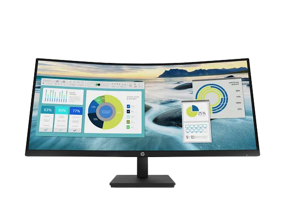 HP P34hc G4 34-Inch Curved Monitor - HP® Store
