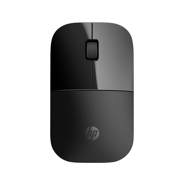 2c16 - HP Wireless Mouse Z3700 Jack Black, matte/glossy finish Catalog, Top View