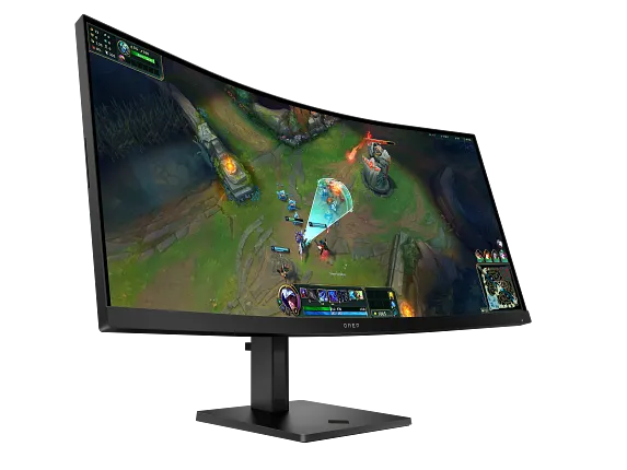 Series 6 of 7 HP Home Monitors, OMEN 34 inch WQHD 180Hz Curved Gaming Monitor - OMEN 34c G2