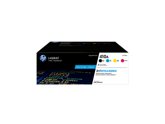 Photos - Ink & Toner Cartridge HP 410A 4-pack Black/Cyan/Magenta/Yellow Original LaserJet Toner Cartridges, CF410AQ CF410AQ