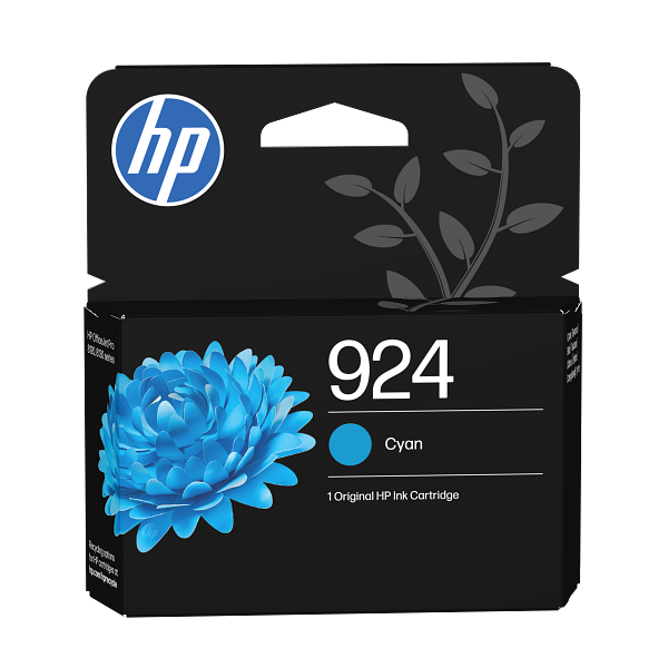HP 924 Cyan EMEA Ink Cartridge 4K0U3NE #LS3
