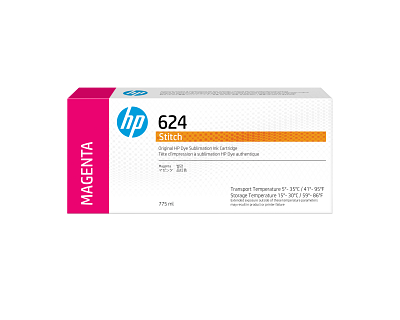 HP 624 775-ml Magenta Stitch Dye Sublimation Ink Cartridge