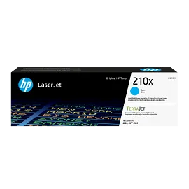 HP 210X Cyan Original LaserJet Toner Cartridge, W2101X