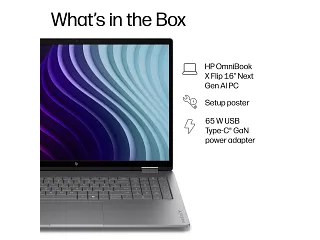 HP OmniBook X Flip 2-in-1 Laptop Next Gen AI 16z-cc000, 16