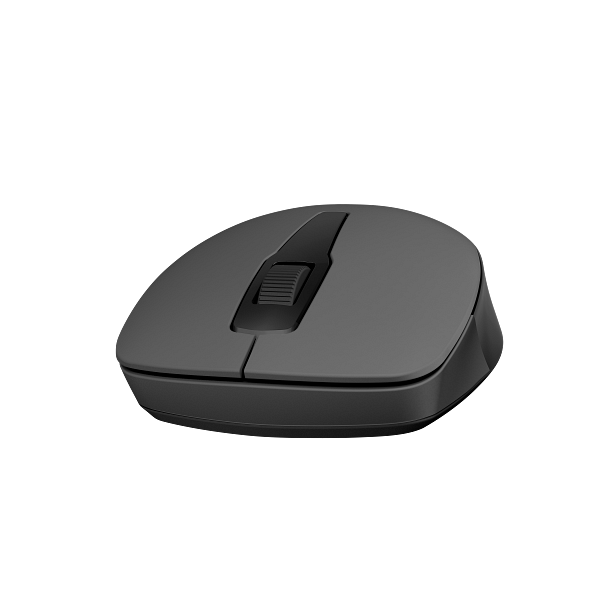 21C1 - HP 150 Wireless Mouse, JackBlack, Front Left