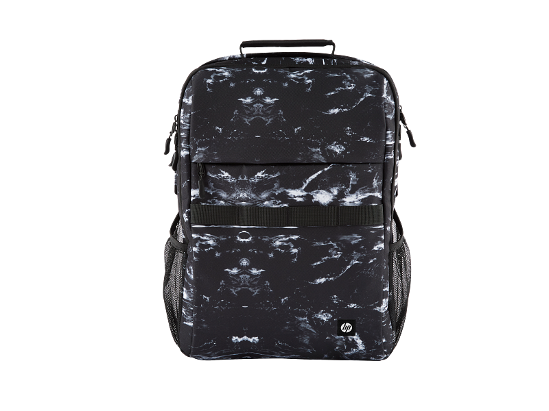 HP Campus XL Marble Backpack Front Grey