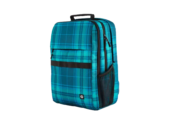 Series 3 of 8 Bags, HP Campus XL Tartan Plaid Backpack