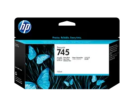 HP 745 130-ml DesignJet Photo Black Ink Cartridge, F9J98A
