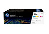 HP 128A CF371AM háromdarabos kiszerelésű eredeti ciánkék/bíborvörös/sárga toner / festékkazetta LaserJet CP1525 CM1415 nyomtatóhoz (3*1300 old.)