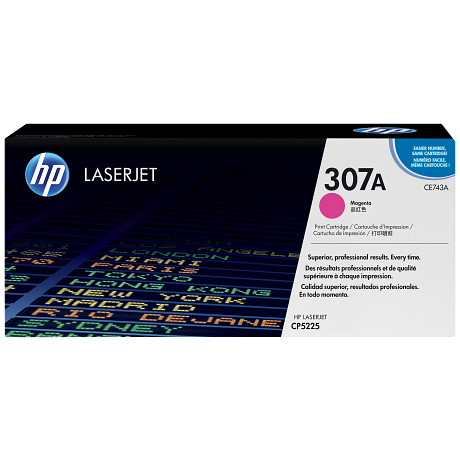 HP 307A CE743A bíbor toner / festékkazetta Color Laserjet CP5225 nyomtatóhoz (7300 old.)