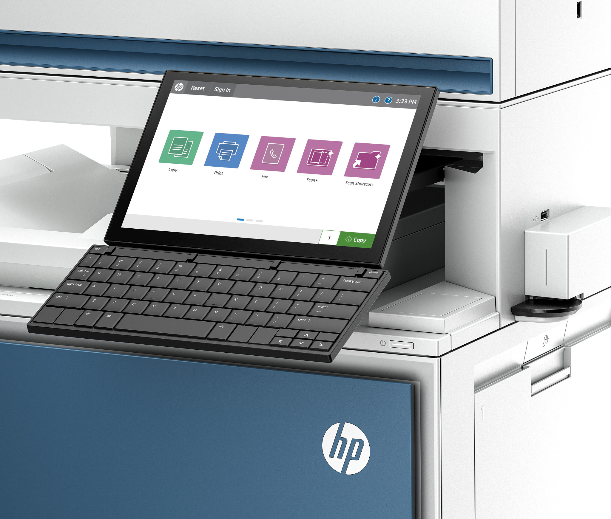 HP Color LaserJet Enterprise Flow MFP 6800zfw+ Printer