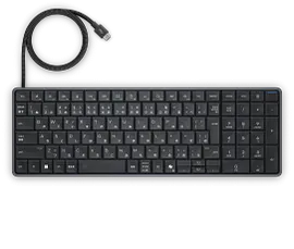 HP EliteBoard G1a Next Gen AI PC (Attached Cable) with 3 Yr Warranty & Wolf Pro Security