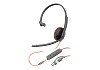 HP 8X227A6 Poly Blackwire 3215 monaurális USB-C headset + 3,5 mm-es csatlakozó + USB-C–USB-A-adapter (csomagban)