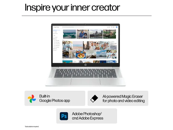 HP Chromebook 14 inch 14a-nf0000, цвет: Intel Core N-Series, 8 Gb, 128 Gb — фото 5
