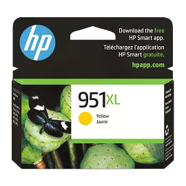 HP 951XL High Yield Yellow Original Ink Cartridge, CN048AN#140