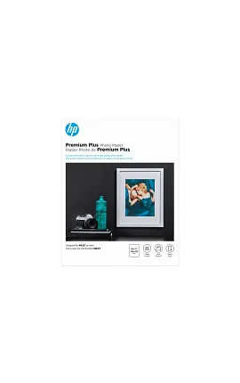 HP Premium Plus Photo Paper, Glossy, 80 lb, 8.5 x 11 in. (216 x 279 mm), 25 sheets CR670A