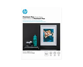 HP Premium Plus Photo Paper, Glossy, 80 lb, 8.5 x 11 in. (216 x 279 mm), 25 sheets CR670A