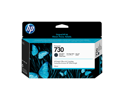 HP 730 130-ml Matte Black DesignJet Ink Cartridge