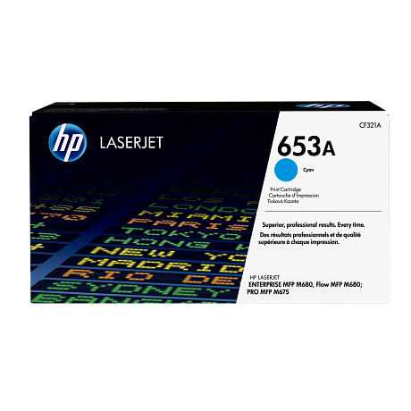 HP 653A CF321A ciánkék toner / festékkazetta LaserJet M680 (16500 old.)