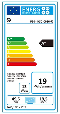 HP P204v 19.5-inch Monitor