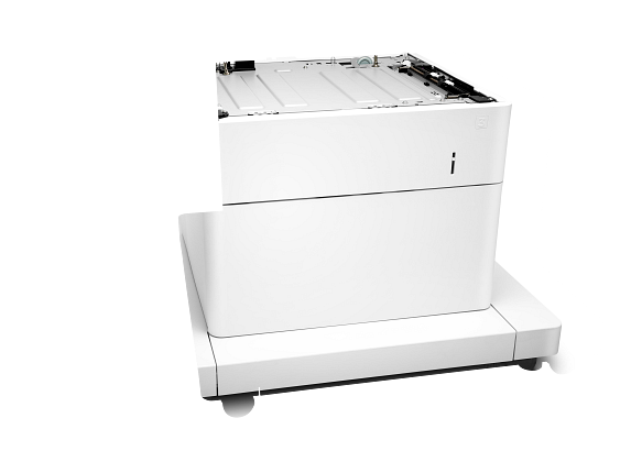 Bac papier additionnel avec socle chargeur papier et armoire HP LaserJet 1x550