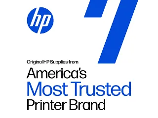 Vignette Autocollant Logo HP Original - Dimensions 17 X 7 Mm - Neuf