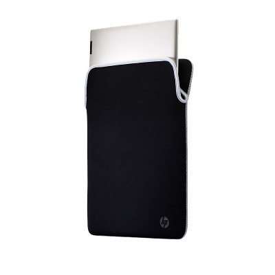 21C1 - HP 14.1/15.6 REVERSIBLE PROTECTIVE SLEEVE - Silver/Black
