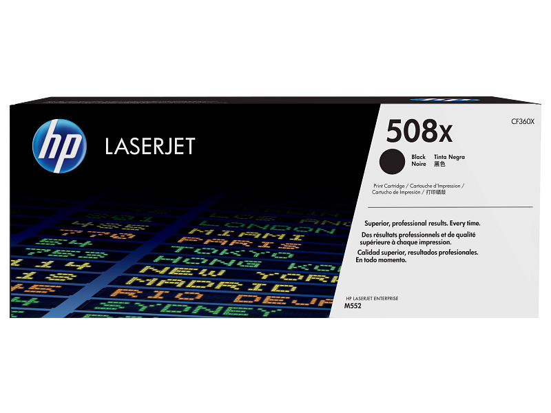 HP 508X High Yield Black Original LaserJet Toner Cartridge | HP