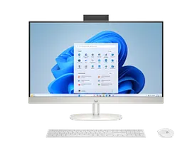 HP All-in-One Desktop AI 27-cr2075t PC, Windows 11 Home, 27", Touch screen, Intel® Core™ Ultra 7, 16GB RAM, 1TB SSD, FHD, Jet black