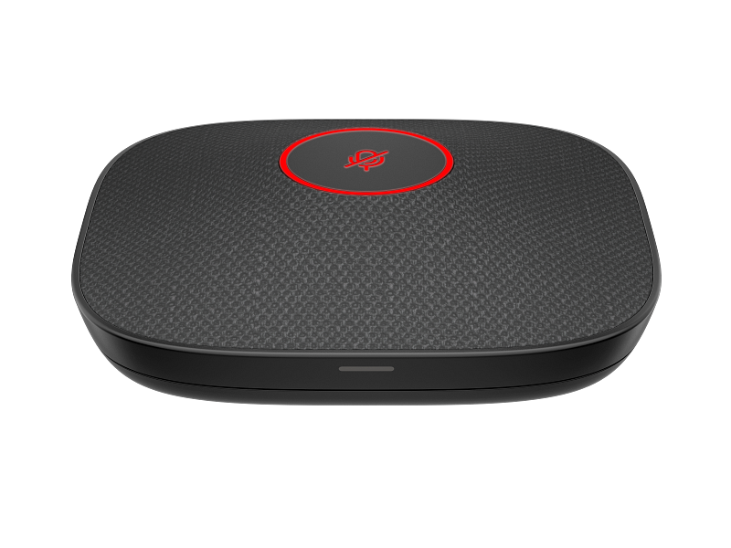 HP Poly Studio A2 Table Microphone_Black_Product image_ON_Catalog_TransparentBG_Front